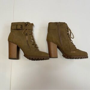 Light Brown Boot Heels Size 7